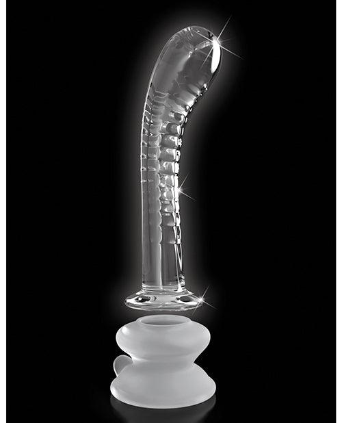 product image,Icicles No. 88 Hand Blown Glass G-spot Massager W-suction Cup -  Clear - SEXYEONE