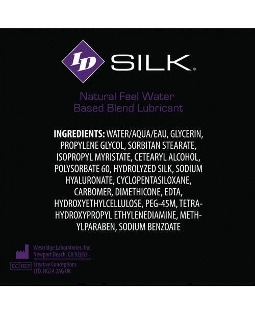 image of product,Id Silk Natural Feel Lubricant - 1 Oz Pocket Bottle - SEXYEONE 