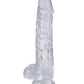 In A Bag 10" Really Big Dick - Clear - SEXYEONE