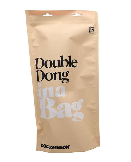 product image,In A Bag 13" Double Dong - Clear - SEXYEONE