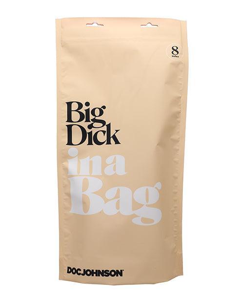 image of product,In A Bag 8" Big Dick - Clear - SEXYEONE