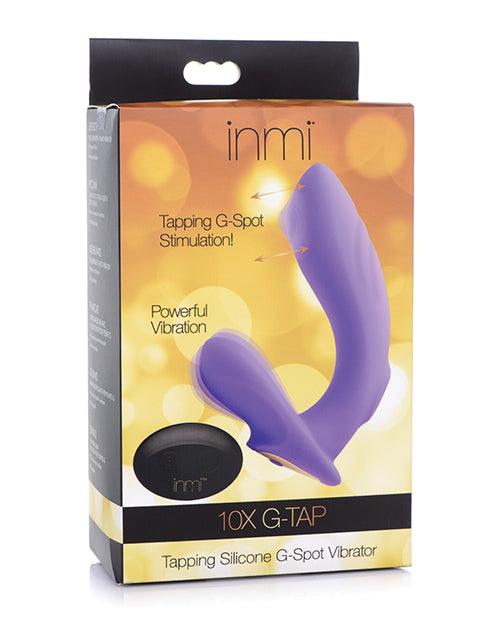 product image, Inmi 10x G-tap Tapping Silicone G Spot Vibrator - Purple - SEXYEONE