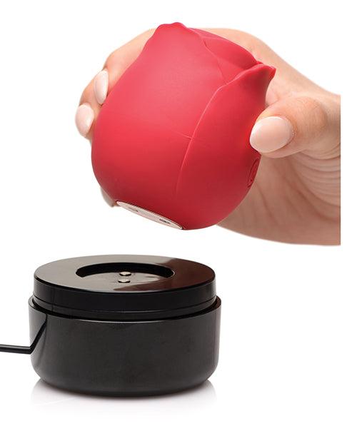 image of product,Inmi Bloomgasm Wild Rose 10x Stimulator W-case - Red - SEXYEONE