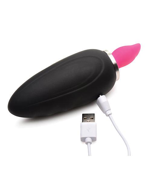 image of product,Inmi Shegasm Lickgasm Mini 10x Licking & Sucking Stimulator - Black-pink - SEXYEONE