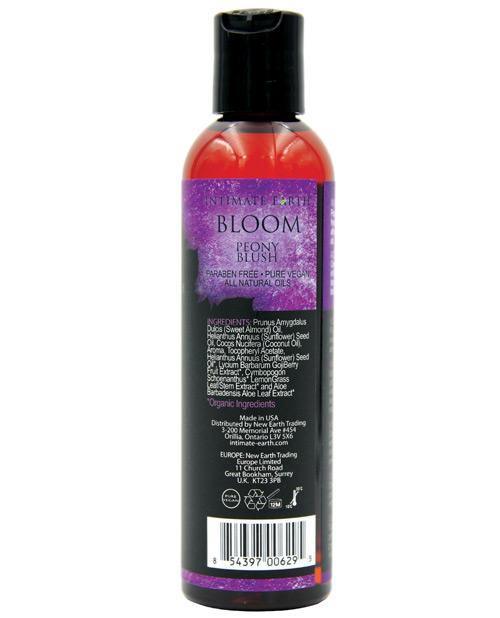 image of product,Intimate Earth Bloom Massage Oil - 120 Ml Peony Blush - SEXYEONE 