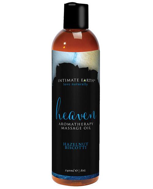 Intimate Earth Heaven Massage Oil - 240 Ml Hazelnut Biscotti - SEXYEONE