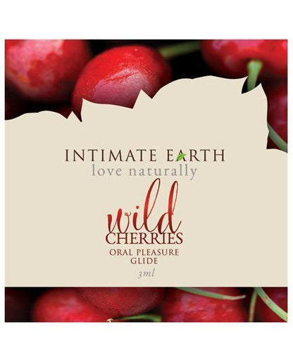 Intimate Earth Lubricant Foil - 3 Ml Wild Cherries - SEXYEONE 