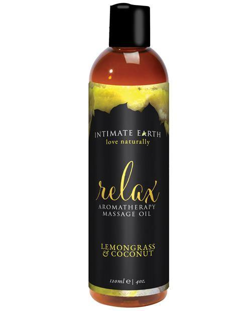 product image, Intimate Earth Relaxing Massage Oil - 120 Ml Coconut & Lemongrass - SEXYEONE 