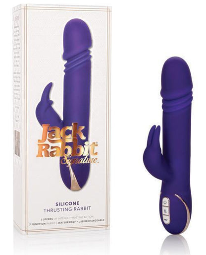 Jack Rabbits Signature Silicone Thrusting Rabbits - Purple - SEXYEONE 