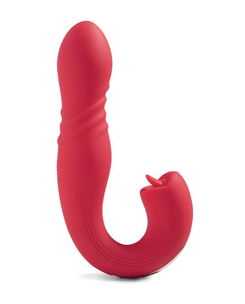 product image, Joi App Controlled Thrusting G-spot Vibrator & Clit Licker - SEXYEONE