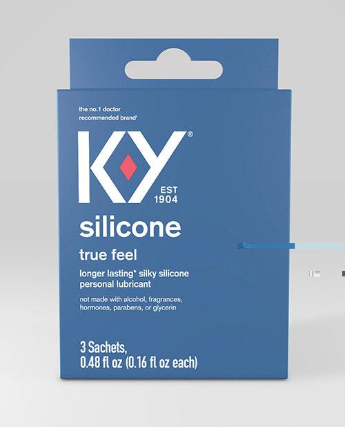 K-y Silicone True Feel Lube Pack Of 3 Satchet - SEXYEONE