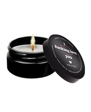 Kama Sutra Mini Massage Candle - 2 Oz I Fcking Love You - SEXYEONE