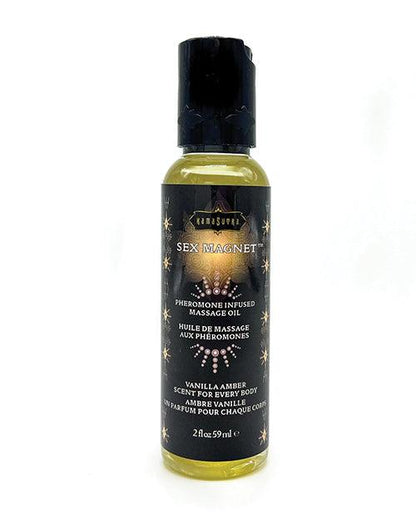 Kama Sutra Sex Magnet Pheromone Massage Oil - Amber Vanilla - SEXYEONE
