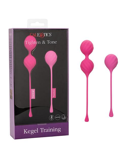 product image, Kegel Training 2 Pc Set - Pink - SEXYEONE