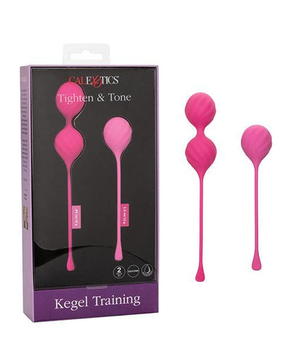 Kegel Training 2 Pc Set - Pink - SEXYEONE