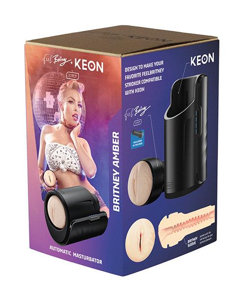 product image, Kiiroo Keon Feel Stars Collection Stroker Combo Set - Britney Amber - SEXYEONE