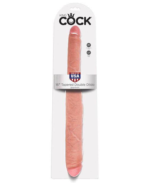product image, "King Cock 16"" Tapered Double Dildo" - SEXYEONE