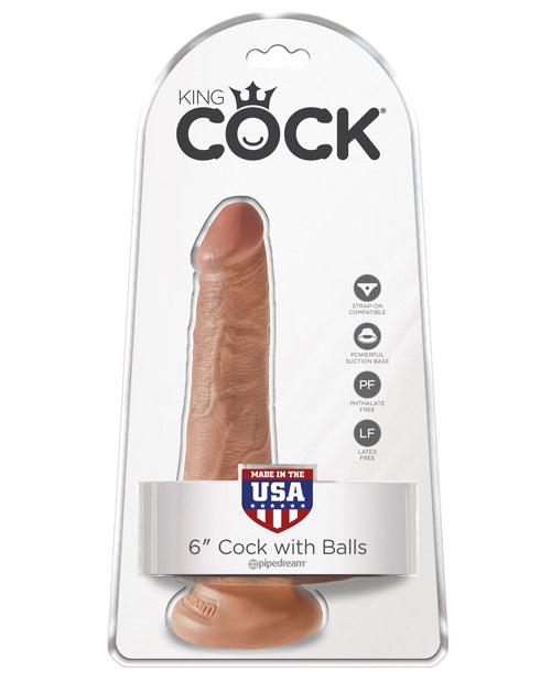 "King Cock 6"" Cock W/balls" - SEXYEONE