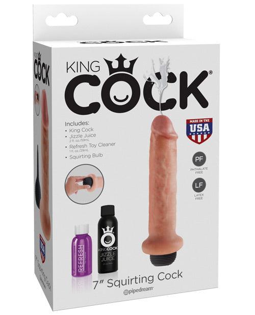 "King Cock 7"" Squirting Cock" - SEXYEONE