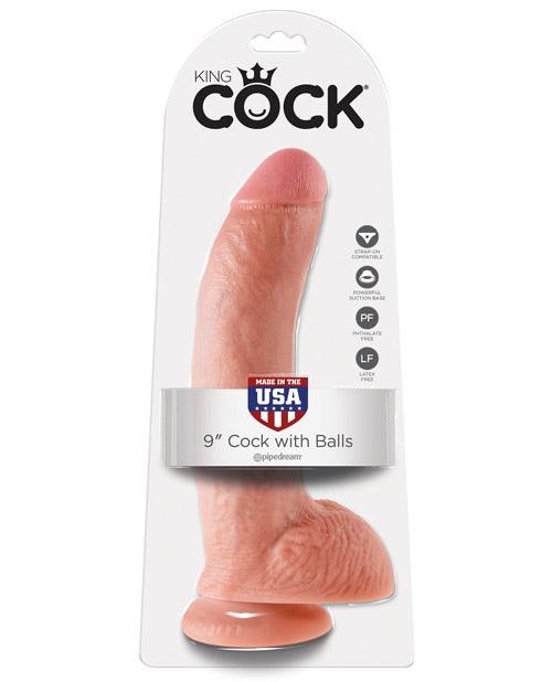 product image, "King Cock 9"" Cock W/balls" - SEXYEONE