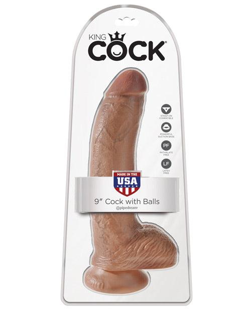 image of product,"King Cock 9"" Cock W/balls" - SEXYEONE