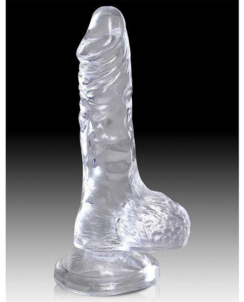 product image,King Cock Clear Cock W/balls - SEXYEONE