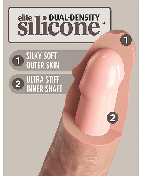 image of product,King Cock Elite 6" Dual Density Silicone Cock - SEXYEONE
