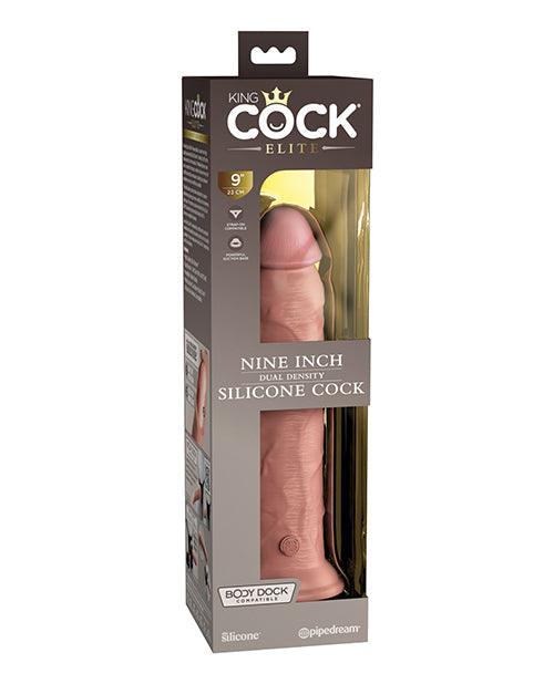 product image, King Cock Elite 9" Dual Density Silicone Cock - Light - SEXYEONE