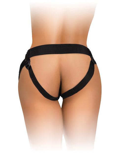 image of product,King Cock Elite Comfy Body Dock Strap On Harness - Black - SEXYEONE
