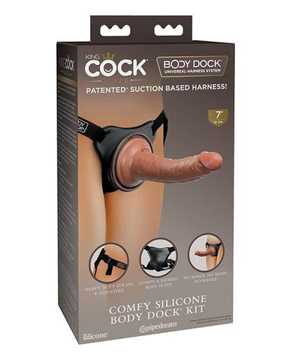 King Cock Elite Comfy Silicone Body Dock Kit - SEXYEONE