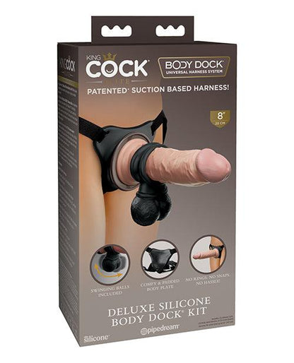 King Cock Elite Deluxe Silicone Body Dock Kit - SEXYEONE