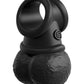 King Cock Elite The Crown Jewels Vibrating Swinging Balls - Black - SEXYEONE