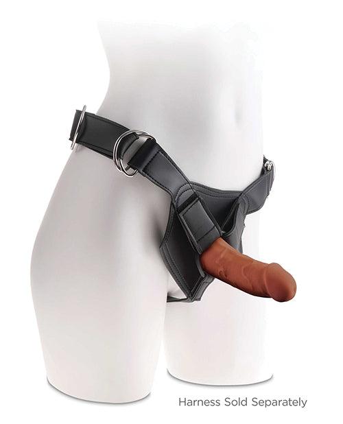 image of product,King Cock Plus 6" Triple Density Cock - Brown - SEXYEONE