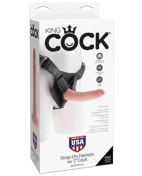 product image, "King Cock Strap On Harness W/6"" Cock" - SEXYEONE