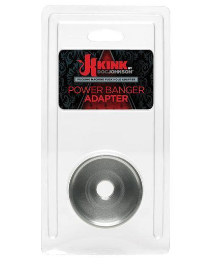 Kink Fucking Machines Power Banger Adapter For Fuck Hole Variable Pressure Stroker - Silver - SEXYEONE 