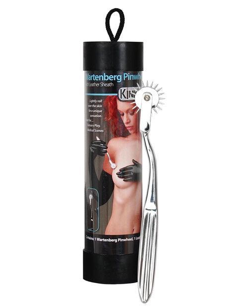 product image, Kinklab Wartenberg Pinwheel W-leather Sheath - SEXYEONE