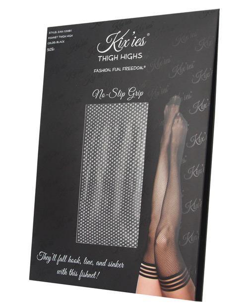 image of product,Kix'ies Sam Fishnet Thigh High - SEXYEONE