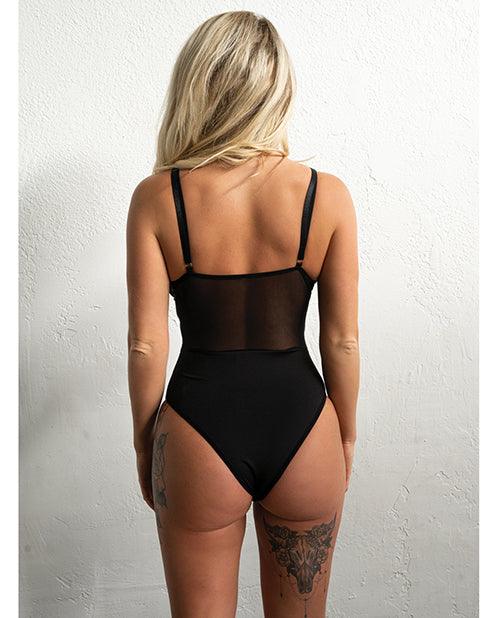 image of product,Kix'ies Signature Bodysuit Black - SEXYEONE