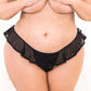Lace Flutter Open Crotch Panty Qn - SEXYEONE