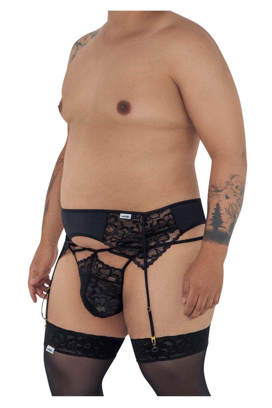image of product,Lace Garter-Jockstrap Outfit - SEXYEONE