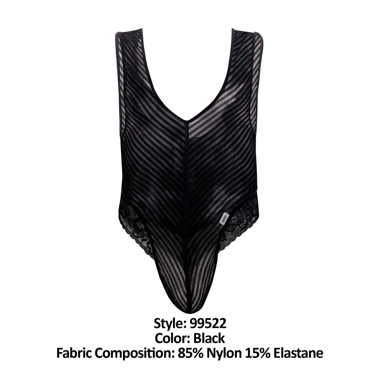image of product,Lace-Mesh Bodysuit Thong - SEXYEONE