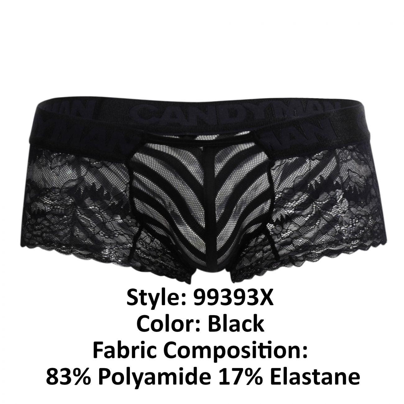 image of product,Lace-Mesh Trunks - SEXYEONE