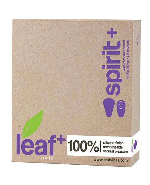 image of product,Leaf Plus Spirit W-remote Control - Purple - SEXYEONE