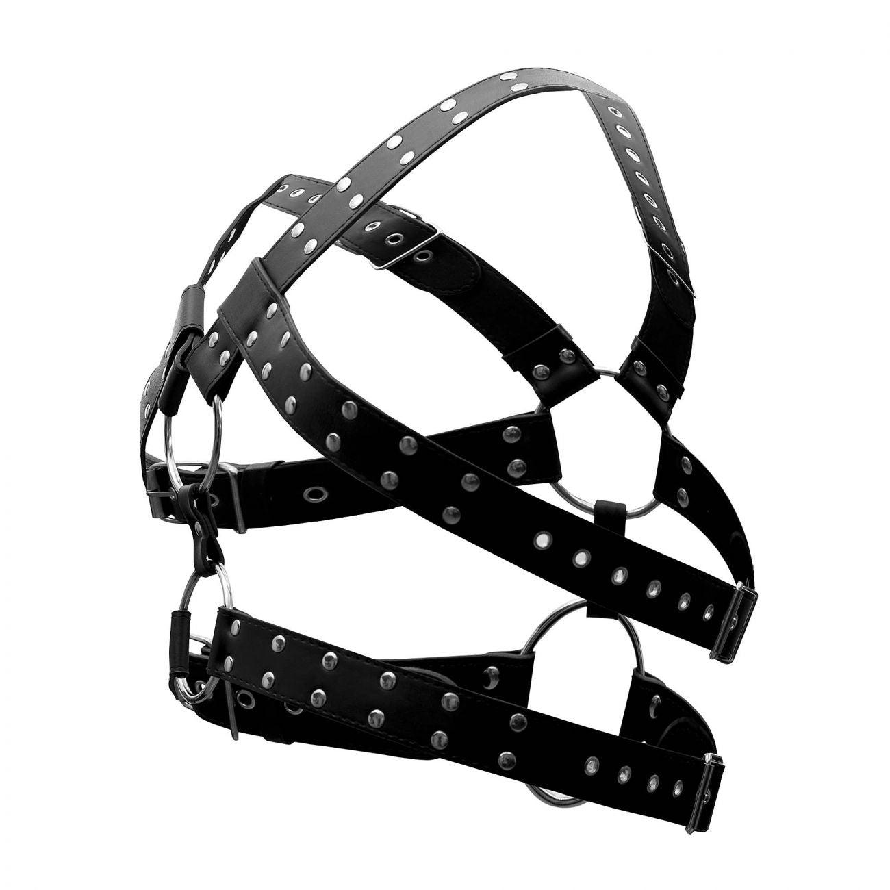 image of product,Leather Gemini Harness - SEXYEONE