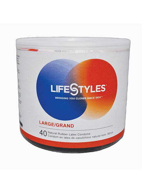 product image, Lifestyles Large Condom - Bowl Of 40 - SEXYEONE