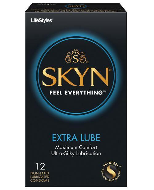 product image, Lifestyles Skyn Extra Lubricated Condoms - Box Of 12 - SEXYEONE 