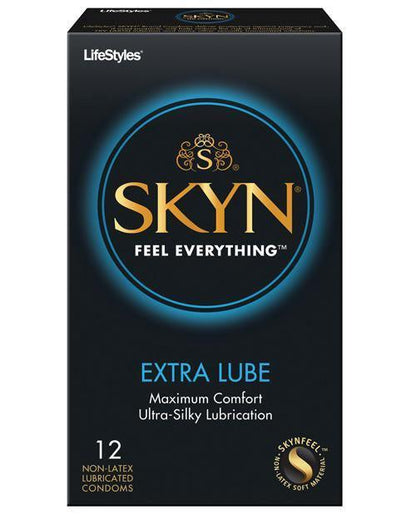 Lifestyles Skyn Extra Lubricated Condoms - Box Of 12 - SEXYEONE 