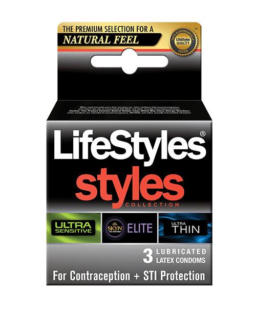 Lifestyles Styles 3-in-1 Collection - Pack Of 3 - SEXYEONE
