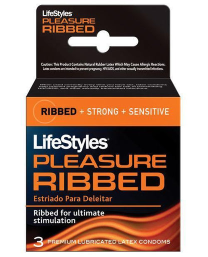 Lifestyles Ultra Ribbed - Box Of 3 - SEXYEONE 