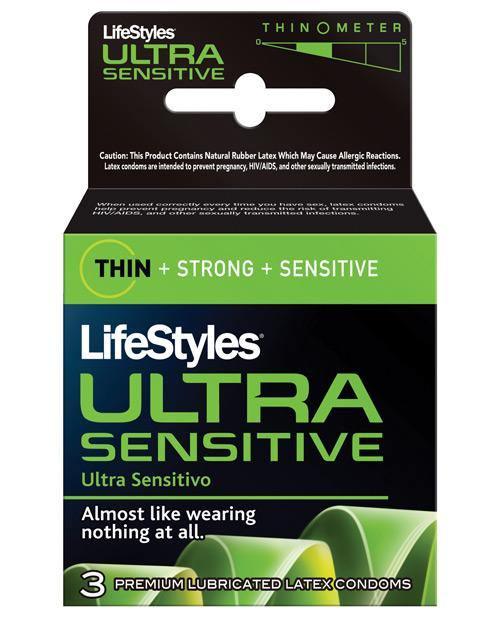 product image, Lifestyles Ultra Sensitive - Box Of 3 - SEXYEONE 